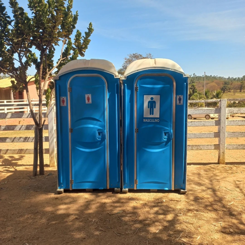 Alugar banheiros químicos